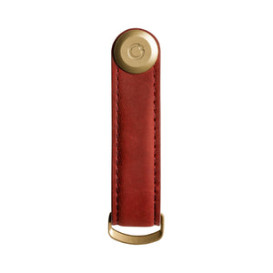 Orbitkey Crazy Horse Leather Key Organiser-MAPLE RED