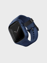 Load image into Gallery viewer, Uniq Monos 2-in-1 Strap with Hybrid Case for Apple Watch 45/44mm - Marine Blue
