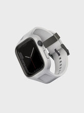 Load image into Gallery viewer, Uniq Monos 2-in-1 Strap with Hybrid Case for Apple Watch 45/44mm - Chalk Grey
