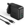 RAVPower 2-Pack PD Pioneer Wall Charger Combo 20W - Black