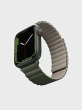 Load image into Gallery viewer, UNIQ Revix Reversible Apple Watch Strap (49/45/44/42mm) -Pinegreen/Taupe
