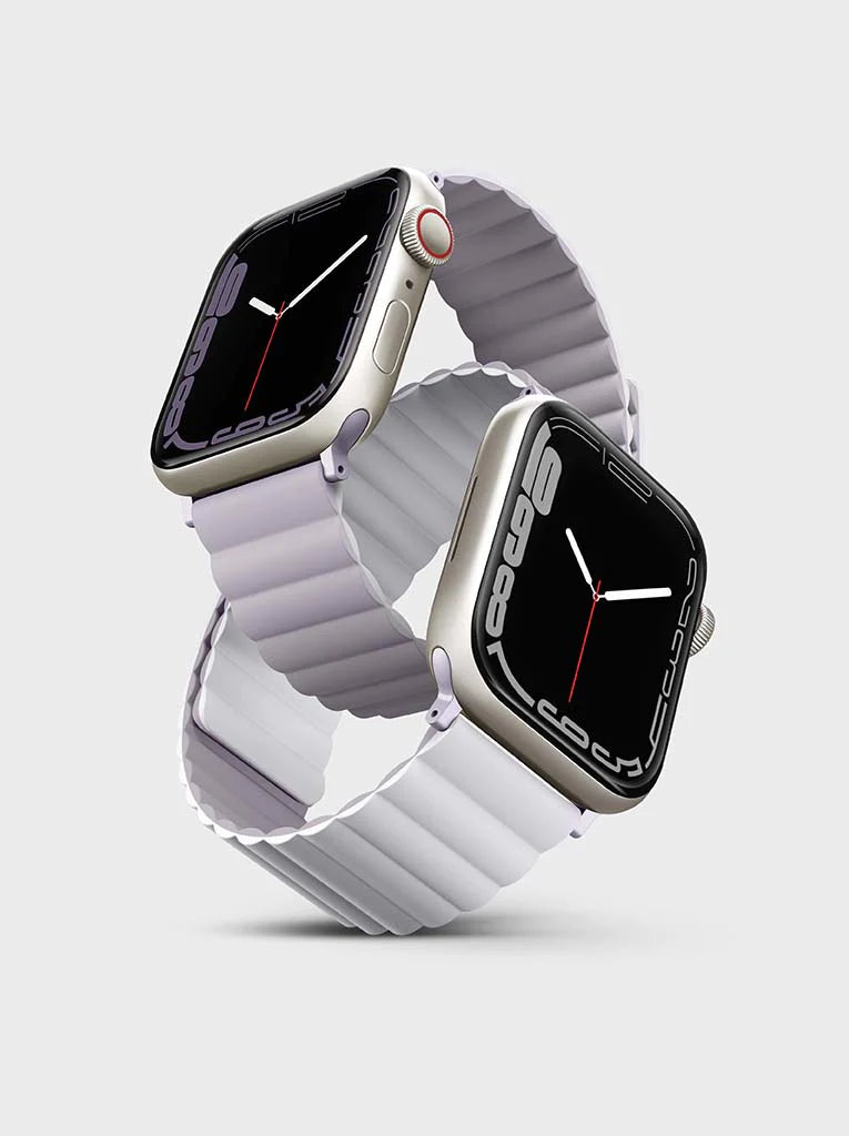 UNIQ Revix Reversible Apple Watch Strap (45/44/42mm) -Lilac/White
