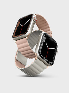 UNIQ Revix Reversible Apple Watch Strap (45/44/42mm) -Pink/Beige