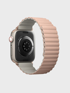 UNIQ Revix Reversible Apple Watch Strap (45/44/42mm) -Pink/Beige