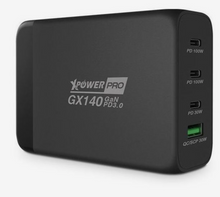 Load image into Gallery viewer, XPower GX140 140W 4-Port GaN Charger Black
