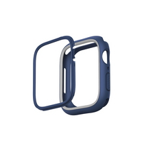 Load image into Gallery viewer, Uniq Moduo Case with Interchangeable PC Bezel for Apple Watch 45/44mm - Blue/Grey
