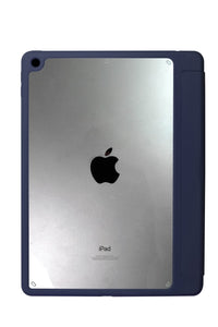 Blupebble Hybrid Folio Case for iPad 10.2" - 7/8/9th Gen- Navy Blue