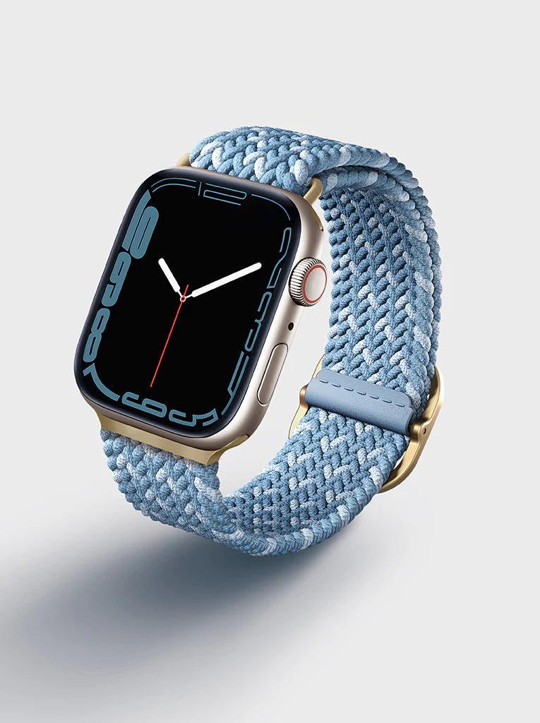 UNIQ Aspen Braided Apple Watch Strap (41/40/38MM) -Cerulean Blue