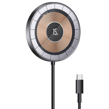 Load image into Gallery viewer, Usams 15W Aluminum Alloy Transparent Magnetic Wireless Charger/US-CD183
