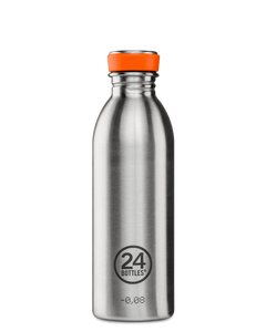 24BOTTLES Urban Lightest Stainless Steel Water Bottle - 500ml - Steel