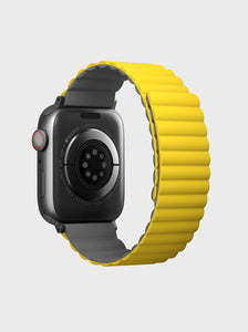 UNIQ Revix Reversible Apple Watch Strap (49/45/44/42mm )-Yellow/Grey