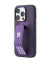 Levelo  Morphix Silicone Case with Leather Grip 14 Pro - Purple