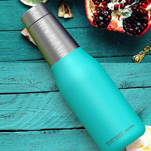 Asobu Oasis Vacuum Insulated Double Walled Water Bottle Turquoise 600 ml