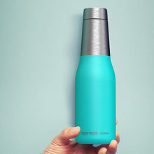 Load image into Gallery viewer, Asobu Oasis Vacuum Insulated Double Walled Water Bottle Turquoise 600 ml
