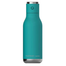 Load image into Gallery viewer, Asobu Wireless Double Wall Insulated Stainless Steel Water Bottle with a Speaker Lid 17 Ounce - Turquoise
