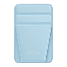 Load image into Gallery viewer, Momax Q.MAG Power9 5000mAh MagSafe Wireless Power Bank with Stand- Blue

