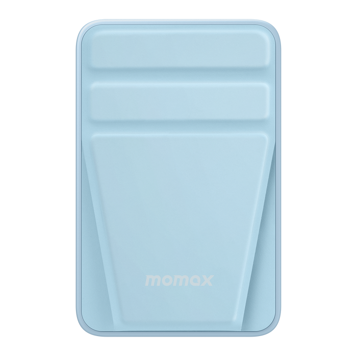 Momax Q.MAG Power9 5000mAh MagSafe Wireless Power Bank with Stand- Blue