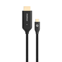 Load image into Gallery viewer, Momax Elite Link 4K USB-C to HDMI 2.0 cable 2M (DT3)
