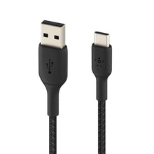 Load image into Gallery viewer, Belkin Boost Charge USB-C to USB-A Braided Cable 2Meter - Black
