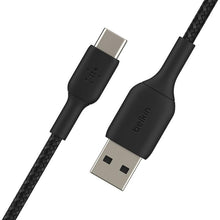 Load image into Gallery viewer, Belkin Boost Charge USB-C to USB-A Braided Cable 2Meter - Black
