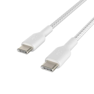 BELKIN Boost Charge USB-C to USB-C Braided Cable 1m-WHITE