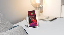 Load image into Gallery viewer, Belkin BoostCharge Wireless Charging Stand 10 W + Bluetooth Speaker -white
