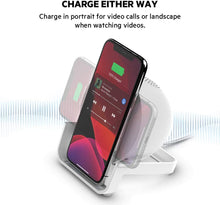 Load image into Gallery viewer, Belkin BoostCharge Wireless Charging Stand 10 W + Bluetooth Speaker -white
