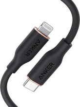 Load image into Gallery viewer, AnkerPowerLine III Flow USB-C with Lightning Connector 3ft- Black
