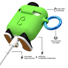 Load image into Gallery viewer, CASE MATE AIRPODS CREATUREPODS Chuck The Cool Guy-Green
