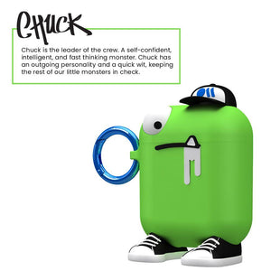 CASE MATE AIRPODS CREATUREPODS Chuck The Cool Guy-Green