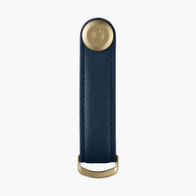 Load image into Gallery viewer, Orbitkey 2.0 Saffiano Leather Key- Oxford Navy
