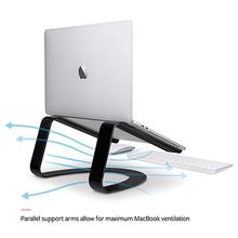 Twelve South Curve Desktop Stand for MacBooks-Matte Black