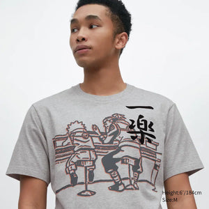 UNIQLO UT ARCHIVE ( NARUTO) GRAPHIC T-SHIRT  (X-Large)- Gray