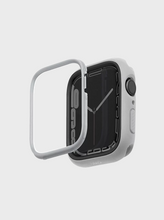 Load image into Gallery viewer, Uniq Moduo Case with Interchangeable PC Bezel for Apple Watch 45/44mm - Stone Grey
