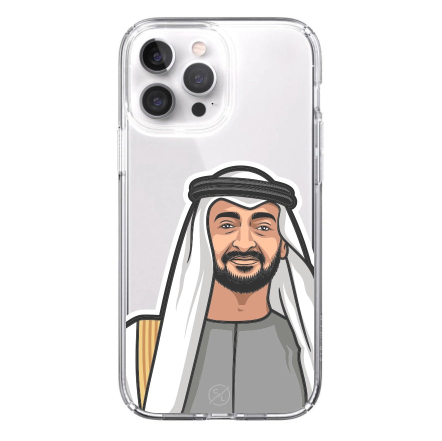 C/L Sheikh Mohammed Bin Zayed for 13 Pro Max- Clear