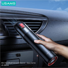 Load image into Gallery viewer, Usams 2-in-1 Cordless Mini Wireless Vacuum Cleaner -  Black
