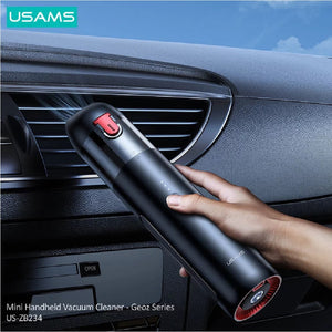 Usams 2-in-1 Cordless Mini Wireless Vacuum Cleaner -  Black