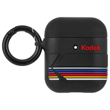 Load image into Gallery viewer, CASE-MATE Kodak AirPod Case - Matte Black + Shiny Black Logo
