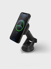 Load image into Gallery viewer, UNIQ -Magneo Air Magnet Wireless Charger+Car Dash Bent Mount- Gray
