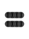 Blupebble Anchor 4 Desk Tidy Organizer Cable Clip (2pc)| BP-ANCHORFOUR-BK- Black