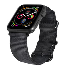 Load image into Gallery viewer, More.Plus Apple Watch Nato Strap (42/44 MM)-BLACK
