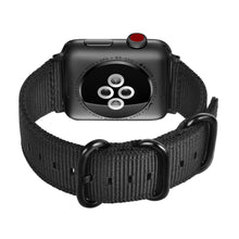 Load image into Gallery viewer, More.Plus Apple Watch Nato Strap (38/40 MM)-BLACK
