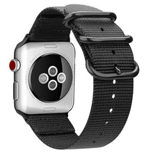 Load image into Gallery viewer, More.Plus Apple Watch Nato Strap (38/40 MM)-BLACK
