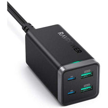 Load image into Gallery viewer, RAVPower PD Pioneer 4-Port Desktop Charger 65W - Black
