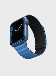 UNIQ Revix Reversible Apple Watch Strap (49/45/44/42mm )-Blue/Black