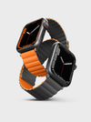 UNIQ Revix Reversible Apple Watch Strap (49/45/44/42mm )-Orange/Grey