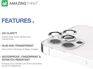 AMAZINGthing AR Lens Defender for iPhone 13 PRO-ROMAN SILVER