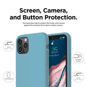 MONS Liquid Silicone Case iPhone 11 Pro - Sky Blue