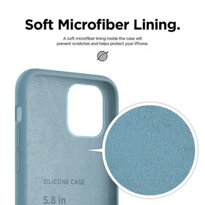MONS Liquid Silicone Case iPhone 11 Pro - Sky Blue