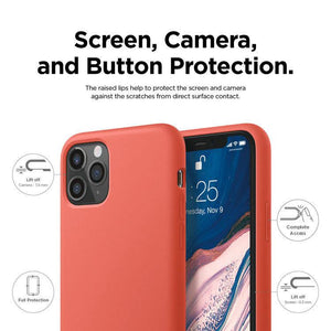 MONS Liquid Silicone Case iPhone 11 Pro Max - Nectarine Orange